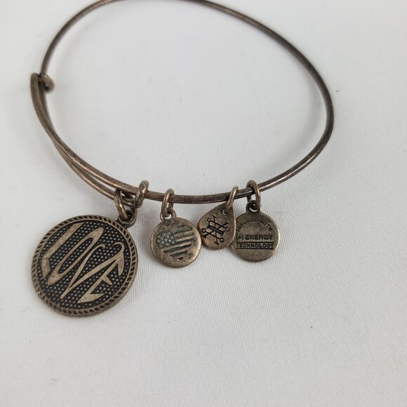 Set of 3 Bangle Bracelets Silver Tone Disney/Seasonal Whisper/Alex And Ani - Picture 3 of 8